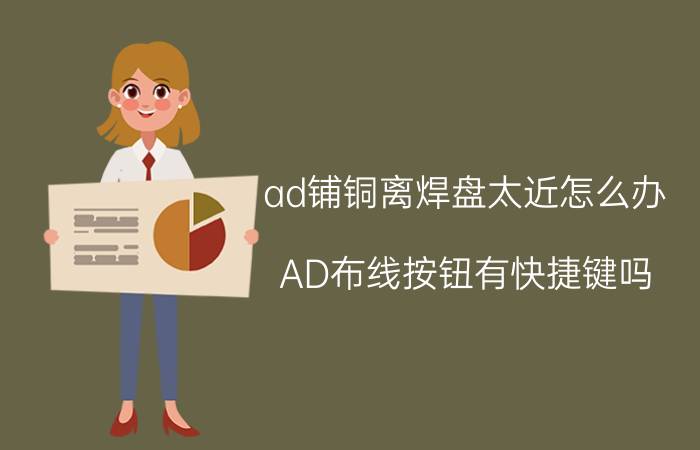 ad铺铜离焊盘太近怎么办 AD布线按钮有快捷键吗？